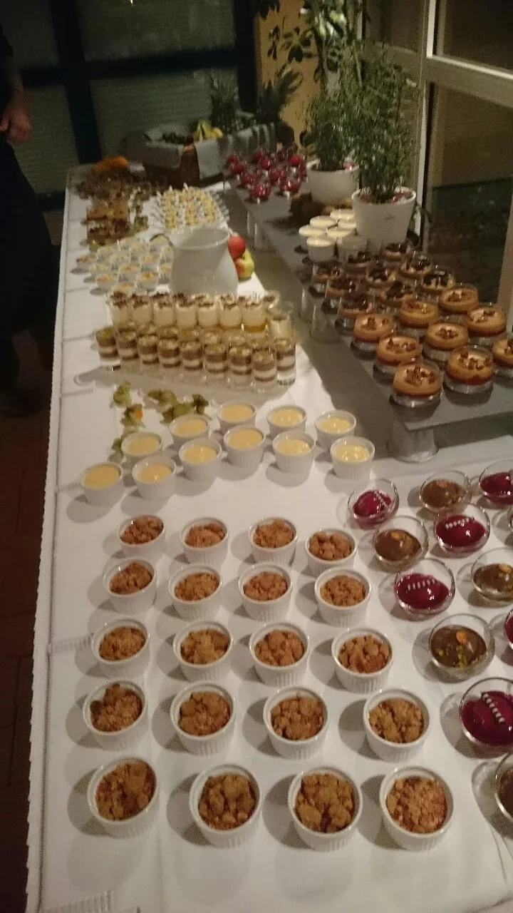 Dessertbuffet für eine Veranstaltung