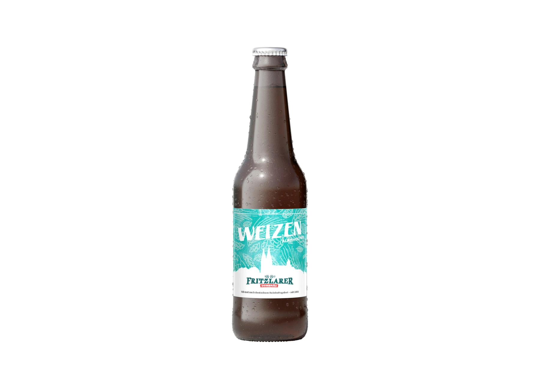 Fritzlarer Weizen alkoholfrei Flasche